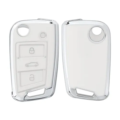 Hülle für VW Golf 7 MK7 Autoschlüssel Silikon Schutzhülle Schlüssel Case Cover