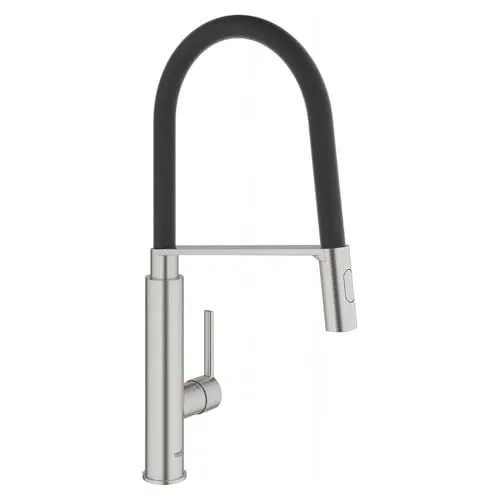 Grohe Feel Küche - Einhand-Spültischbatterie Profi-Brause, Chrom 31489DC0 Silber