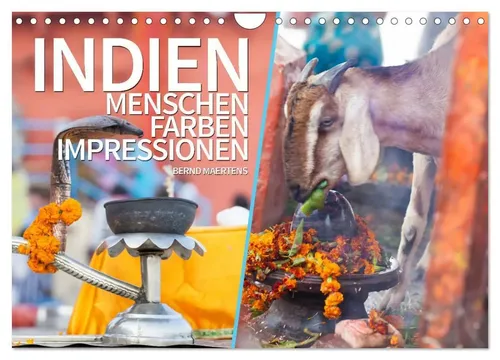 Bernd Maertens | INDIEN Menschen Farben Impressionen (Wandkalender 2026 DIN...