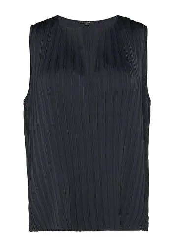 Comma Langarmbluse blau in Größe 34 - Elegante Bluse aus 99% Polyester mit Elasthan für optimalen Tragekomfort, pflegeleicht und ideal für jeden Anlass.