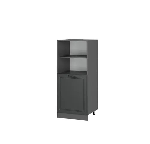 Vicco Herdumbauschrank R-Line, Anthrazit Landhaus/Anthrazit, 60 cm