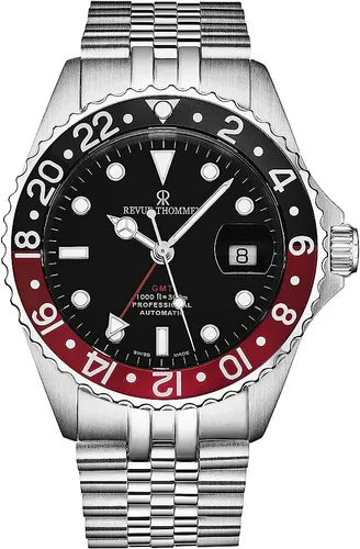 REVUE THOMMEN Diver GMT AUTOMATIK Herren-Armbanduhr Edelstahl 17572.2236