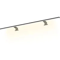 kalb | Spectraline LED Badezimmerleuchte 120cm IP44 in schwarz von kalb Material für Möbel