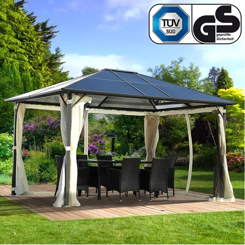 Alu-Pavillon SUMMERDREAM 3x4m beige von BRAST