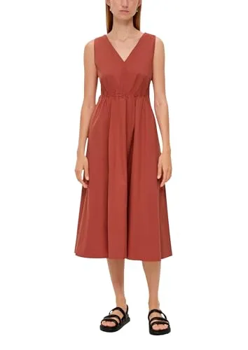 s.Oliver Kleid mit Viskose in orange von s.Oliver