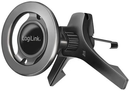 LogiLink AA0167 Lüftungsgitter Handy-Kfz-Halterung - 360° drehbar, magnetisch und ideal für sicheres Navigieren im Auto