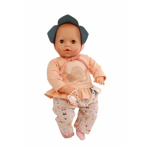 Schildkröt Puppe Baby Amy 45cm mit rosa Dino-Kleidung von Schildkröt