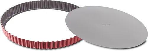 Tefal Delibake J1641574, Backform Tarte 28 cm, Antihaft-Beschichtung, herausnehmbarer Boden, Deutsche Qualität
