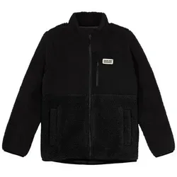 COLOR KIDS Plüschjacke COFleece Flauschige Teddy-Jacke grau 140