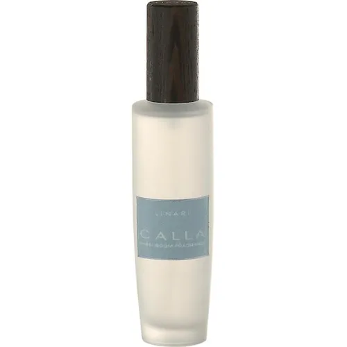 Linari Raumdüfte Room-Spray Calla 100 ml - Aromatherapie mit elegantem Calla Duft, der Räume mit fruchtigen Essenzen belebt. Minimalistischer Flakon aus milchigem Glas mit Holzdeckel für stilvolle Akzente.