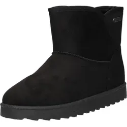 Tom Tailor Schaftstiefel Schwarz - Wanderschuhe für Damen, bequem mit flachem Absatz und atmungsaktivem Textilobermaterial – ideal für lange Ausflüge und den Alltag.