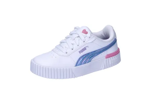 Puma Kinderschuhe Carina 2.0 Bouncy Sky PS in Weiß, Größe 29 - Sneaker für Mädchen, bequem und stylisch, ideal für den Alltag und perfekt für aktive Kinder.