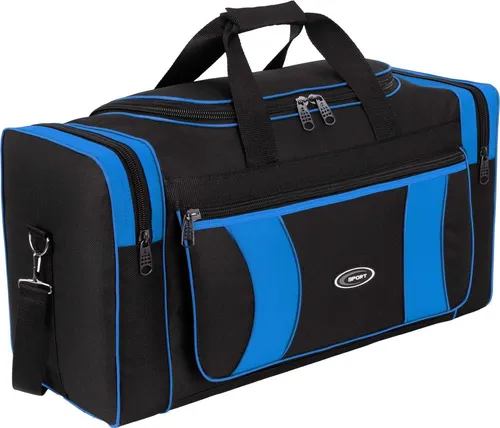 Reisetasche Sporttasche ca.45 L Fitnesstasche Saunatasche BLAU (8165)