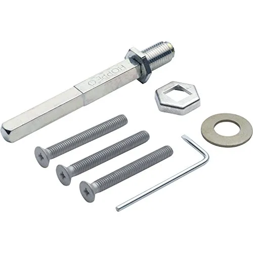 Befestigungsset Mit Schnellstift Passend Zur Sicherheits-wechselgarnitur Türstärke 42-52mm - Hoppe