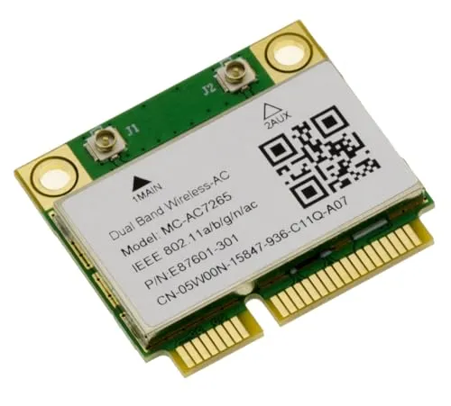 KALEA-INFORMATIQUE Mini-PCIe-Netzwerk-Controller-Karte mit Dualband-WiFi 802.11a/b/g/n/AC 1200M und Bluetooth 4.2 mit Intel 7265-Chipsatz