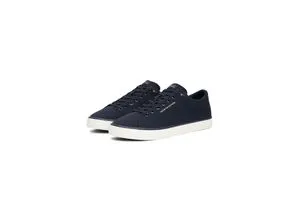 Tommy Hilfiger Dunkelblaue Sneakers für Herren, Größe 44 - Stylische Herrensneakers von Tommy Hilfiger in Dunkelblau, Größe 44 - rutschhemmende Laufsohle und verstärkte Hinterkappe für optimalen Komfort und Halt.