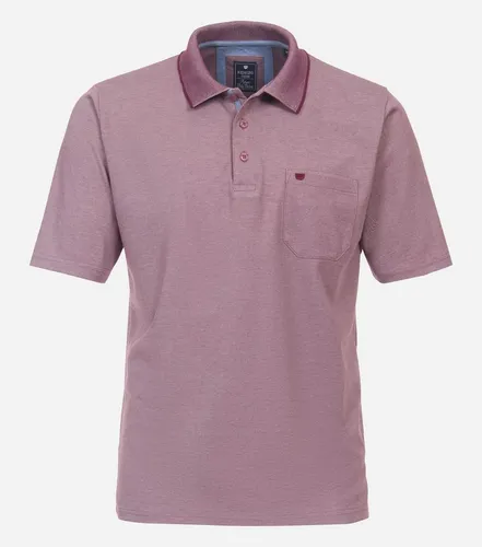 Redmond Polo-Shirt Uni 83 lila S - Poloshirt für Herren aus hochwertigem Baumwollmix, bietet angenehmen Tragekomfort und zeitloses Design – ideal für Freizeit und Alltag.