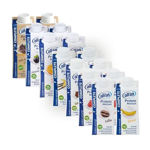 allin COMPLETE Protein Mahlzeit – 8 leckere Sorten von allin