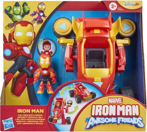 Hasbro Iron Man Mech Fahrzeug G1474 - Action- & Spielfiguren, aufregendes Iron Man Mech Fahrzeug für spannende Abenteuer und kreative Spielstunden.