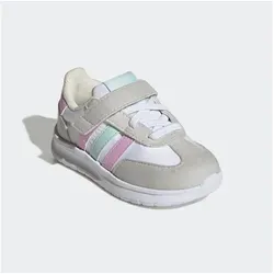 adidas Unisex Kids Run 70s 2.0 Kids Schuh - Laufschuhe für Kinder mit elastischen Schnürsenkeln und Klettverschluss, ideal für einen sicheren Halt und hohen Tragekomfort beim Spielen und Laufen.