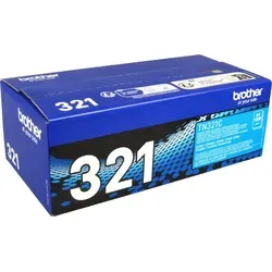 Brother TN-321C Tonerkartusche – Cyan - Original Tonerkartusche in Cyan für brillante Druckergebnisse, ideal für hochwertige Farbdrucke.
