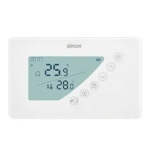 Simon Digitales Thermostat, programmierbar, wöchentlich