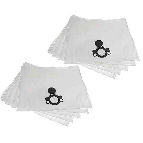 vhbw 10x Staubbeutel Ersatz für Mirka 842028044518, 8999700211 für Staubsauger - 27cm x 21,5cm Weiß