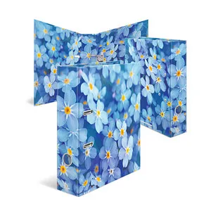 HERMA Blue Flowers Motivordner 7,0 cm DIN A4, 1 St. (4008705195577)