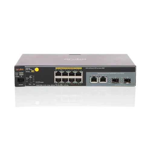 HP J9780A 2530-8-PoE+ Managed Ethernet Switch - Netzwerk-Switches, 8 Ports mit Power over Ethernet für einfache Stromversorgung und Netzwerkverbindung in einem Gerät