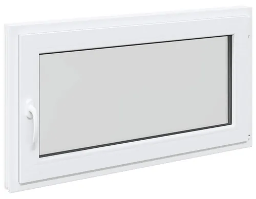 vidaXL Kellerfenster RISOR Weiß 110 x 70 cm PVC und Glas - Modernes Untergeschossfenster aus robustem PVC und Glas, ideal für eine helle und stilvolle Raumgestaltung. Mit praktischem Kipp- und Drehmechanismus für optimale Luftzirkulation.