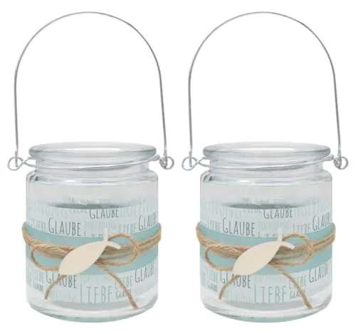 Kerzenständer Blau von ZauberDeko