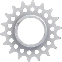 XLC Single Speed Ritzel 1/8',18 Zähne mit Gewinde matt verchromt, silber