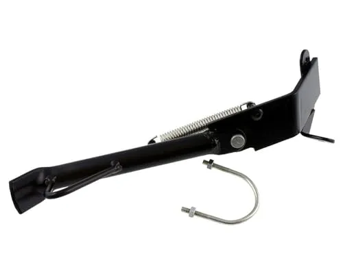 2EXTREME Seitenständer schwarz kompatibel mit Aprilia SR50 mit kompatibel mit Piaggio Motor, SR50R, SR 50 Street