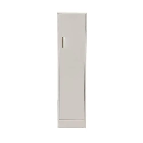 HTI-Line Hochschrank Küchenschrank Kombi S Blanca - Hochschrank in Weiß, mit 4 Fächern und 1 Tür, ideal für platzsparende Aufbewahrung in der Küche oder im Wohnraum.