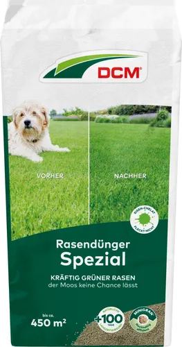 Cuxin DCM Rasendünger Spezial 18kg - Dünger für Rasen mit langanhaltender Wirkung, fördert Wurzelbildung und sorgt für optimale Nährstoffverteilung. Ideal für eine grüne Rasenfläche das ganze Jahr über.