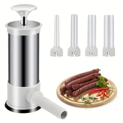 STUFFTASTIC 1kg Manuelle Wurstfüller-Set aus Edelstahl
