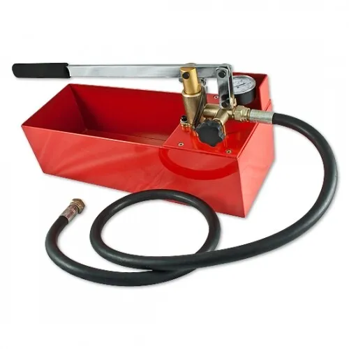 Perfect jso Hochdruckpumpe 12L – Prüf- und Abdruckpumpe, Made in Germany - Gartenwerkzeuge, manuelle Hochdruckpumpe bis 50 bar, ideal für Sanitär- und Heizungstechnik. Ergonomischer Soft-Griff und flexibler Hochdruckschlauch für einfachen Einsatz.