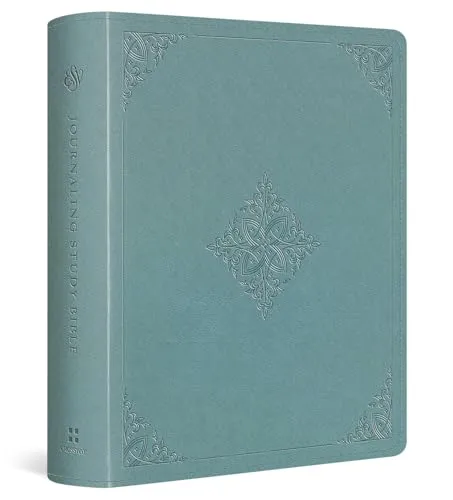 ESV Journaling Study Bible: Trutone Over Board, Paris Sky, Fleur-De-Lis Design