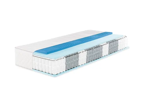 Taschenfederkernmatratze fan Boxspringmatratze mit Thermogelauflage - Matratzen für höchsten Schlafkomfort! Diese 33 cm hohe Boxspringmatratze mit Thermogel-Topper sorgt für optimale Temperaturregulierung und punktelastischen Liegekomfort.