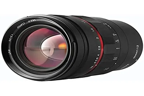 Meike 50 mm F1.2 manuelles Vollbildobjektiv mit großer Blende ideal für Portraitaufnahmen, L-Mount