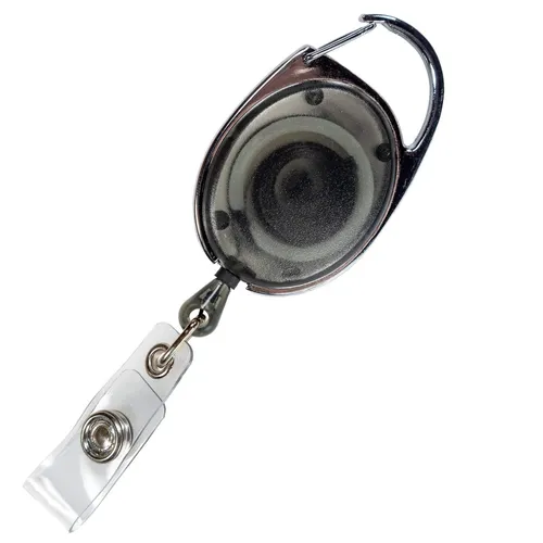 SBS Schlößer Baustoffe Schlüsselanhänger Set Skipasshalter Ausweishalter schwarz mit Gürtelclip, Schnurlänge 70cm (1-tlg)