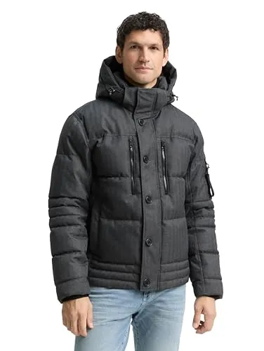 TOM TAILOR Winterjacke Küstenheld - Funktionsjacke mit recycelter Füllung für nachhaltige Wärme, ideal für kalte Tage und umweltbewusste Modebewusste.
