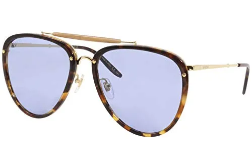 Gucci - Gucci - GG0672S - 004 havana gold blue - 58