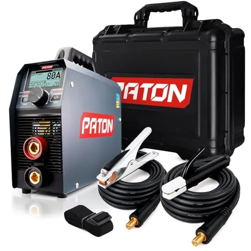 PATON PRO-200 Inverter 3-in-1 Kit – Schweißgerät MMA, TIG mit Pulsfunktion – 200A Ausgang – Lichtbogenschweißgerät – Eingang 230V – 5 Jahre Garantie