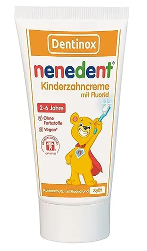 Nenedent Kinderzahncreme mit Fluorid Standtube