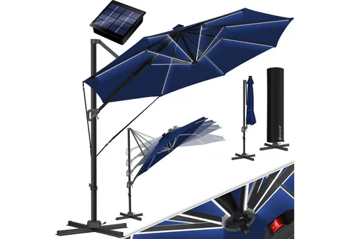 KESSER Ampelschirm SUN Rund XL Ø330 cm von Kesser