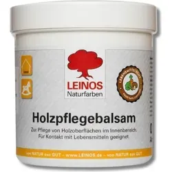 LEINOS Holzpflegebalsam 250 ml – lebensmittelecht, für Arbeitsplatten & Tische, natürliche Holzpflege innen, schützt & pflegt Holzoberflächen...