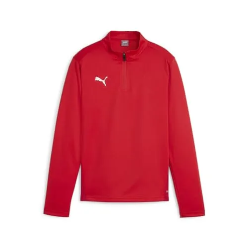 PUMA teamGOAL Training 1/4 Zip Top Jr - Kinder-Pullover & Strick, hält kühl und bequem für optimalen Komfort beim Training oder Spiel.