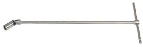 KS Tools 517.1109 Doppel-Gelenkschlüssel 9mm - Praktischer 6-kant Gelenkschlüssel für schwer zugängliche Bereiche, matt satiniert aus hochwertigem Chrom Vanadium für Langlebigkeit.