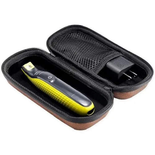 ProCase Tragetasche für Philips OneBlade Face & Body Reiseetui für Elektrischer Bartschneider, Rasierer und Trimmer Schutzhülle für OneBlade QP2734 QP6551 QP2824 QP6651 Hülle mit Handschlaufe -Grau